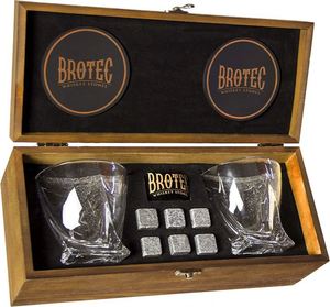 Ensemble de verres à whisky avec logo personnalisé |   Gobelet en cristal gravé au laser |   Cadeaux d'entreprise de luxe et articles d'hôtel : ensemble de verres à whisky - Product Image 5