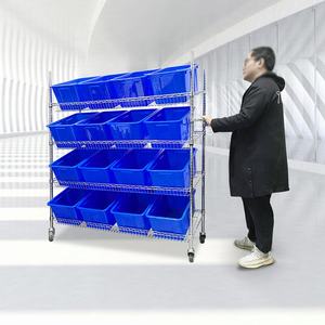 Estantería de Alambre Cromada de 5 Niveles, Estante de Almacén de Acero al Carbono Extraíble con Protección Anticorrosión para Almacenamiento en Garaje - Product Image 4