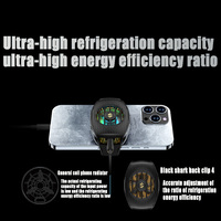 Ventilateur de refroidissement pour ordinateur, nouveau design, ventilateur de refroidissement CPU, lumière RVB avec semi-conducteurs, refroidisseur de téléphone pour jeux mobiles