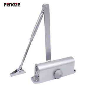 FENGZE Automatic Hydraulic Door Closer Good Bearing Casting Aluminum Alloy Adjustable Door Closer