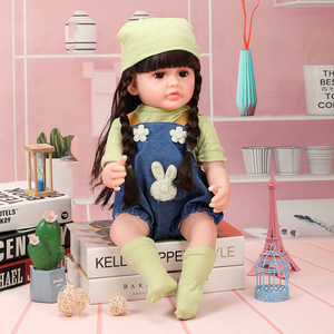Bambole Reborn Carine con Vestiti per Regali ai Bambini, Giocattoli Realistici di Neonati Femmine Simulati, Accessori per Giochi di Ruolo - Product Image 2