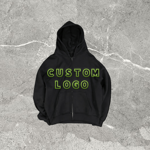 เสื้อสเวตเชิ้ตมีฮู้ดของผู้ชายฤดูใบไม้ร่วงพร้อมฮู้ดแบบมีซิปดีไซน์ปักเพชร - Product Image 3