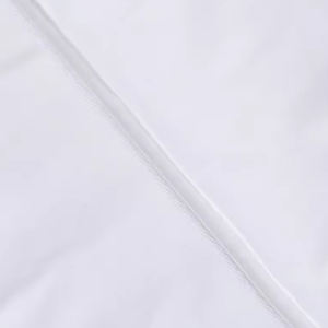 غطاء لحاف من القطن المصري الفاخر العصري طقم ملاءة مجهز 4 قطع مفارش سرير أبيض لحفلات زفاف الملكة الملك التوأم 300tc في الربيع - Product Image 2