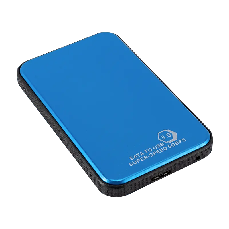 Usb3.0 Hdd Enclosure 2.5 Inci Serial Port Sata Ssd Hard Drive Case Mendukung 6Tb Casing Hdd Eksternal Ponsel Transparan