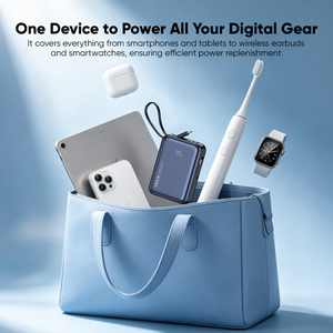 VIDVIE แบตสำรองแบบพกพา ชาร์จเร็ว PD 45W ความจุ 20000mAh พร้อมหน้าจอแสดงผลดิจิตอลในตัว สายชาร์จในตัว - Product Image 5