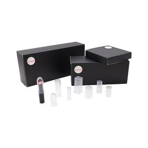 Bac de rangement en plastique transparent Organisateur de bureau violet acrylique empilable durable - Product Image 4