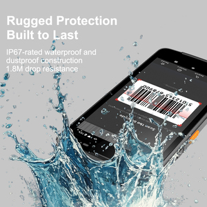 Máy quét mã vạch cầm tay Android <span class=keywords><strong>PDA</strong></span> NFC 1D 2D, máy quét mã vạch cầm tay chắc chắn, Android 11.0 - Product Image 5