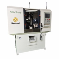Machine à chanfreiner automatique à double tête pour servomoteur de tuyaux et de tubes en acier au carbone avec machine à polir les bords du chargeur automatique