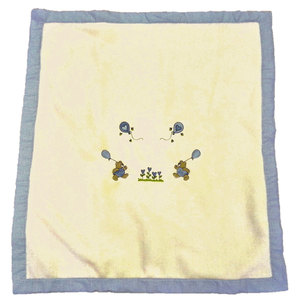 Plaid con orsi e palloncini blu - Product Image 3