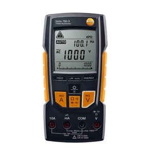 มัลติมิเตอร์ดิจิตอลรุ่น Testo 760-3 (0590 7603) พร้อมหัววัดแบบ K, TRMS และช่วงการวัด 1,000 โวลต์ - Product Image 4