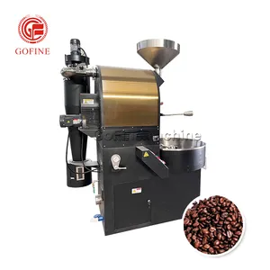 Torréfacteur de grains de café de machine de café de torréfaction de gaz électrique commerciale