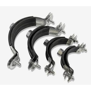 Abrazadera de sillín de metal con clip tipo U de acero con resorte recubierto de goma de plástico resistente de Venta caliente con agujeros dobles - Product Image 5