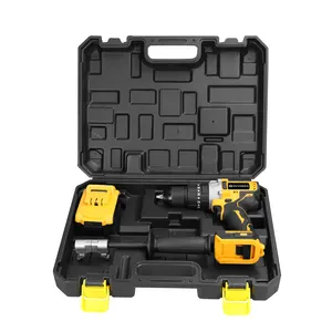 80Nm 21V Electric Cordless Power Drill 2 Speed 3 Working Modes Adjustment 20 Gears of Torques Adjustable Lithium Screwdriver