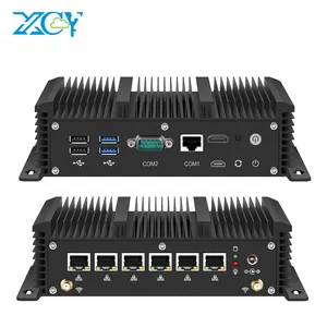 XCY мягкий маршрутизатор 5405U 6 Ethernet intel i211AT/i225V Mini Itx сервер Barebone брандмауэр