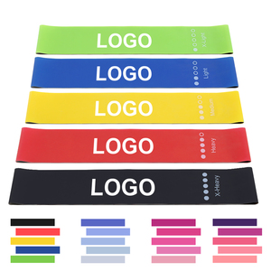 Bán buôn Chất lượng cao 5 Kit Non-Slip hip Resistant ban nhạc phòng tập thể dục Yoga tập thể dục đàn hồi Resistance Bands cho làm việc ra - Product Image 3