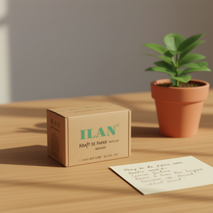 Scatola in Carta Kraft ILAN 6x10 Cm Pieghevole Confezione da 6 Pezzi - Product Image 1