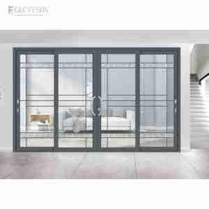 Trung Quốc Nhà cung cấp hàng đầu khung nhôm không thấm nước đôi kính nâng trượt cửa kính Patio trượt cửa kính cửa nhôm cửa - Product Image 1