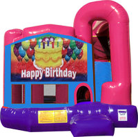 Château gonflable commercial pour fête, cadeau d'anniversaire, gâteau gonflable, château gonflable avec bougie