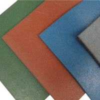 Dalles de sol en caoutchouc texturées emboîtables - Grandes dalles pour aires de jeux extérieures avec certification CE et couleurs personnalisables