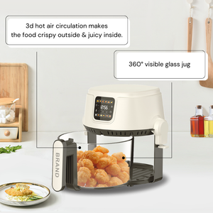 Deweisi หม้อหุงข้าวอเนกประสงค์ควบคุมด้วยระบบดิจิทัล3 in 1, <span class=keywords><strong>3L</strong></span> หม้อทอดไร้น้ำมันอัจฉริยะสามารถเปลี่ยนได้ใช้ในครัวเรือน - Product Image 4