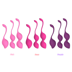 Bộ dụng cụ tập Kegel gồm bi rung Ben Wa với 3 trọng lượng rung khác nhau dành cho nữ, sạc USB & chống nước IPx6 - Product Image 4