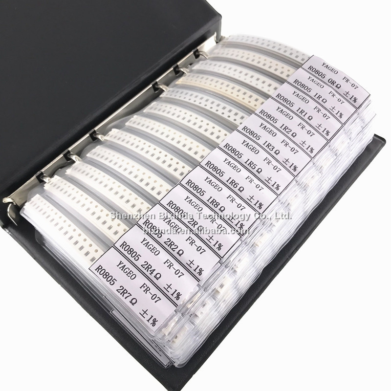 1206 SMD Resistor Assortment Kit - 8500 Pieces, 170 Values, 1% Tolerance, Sample Book 9 thumbnail image