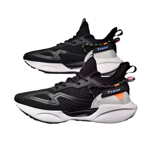 Chaussures de sport légères en tricot respirant, antidérapantes, à lacets, pour activités de plein air et fitness - Product Image 2