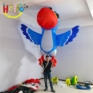 Evento temático callejero, disfraz de pájaro inflable, marioneta de <span class=keywords><strong>loro</strong></span> para actuación de desfile - Product Image 4