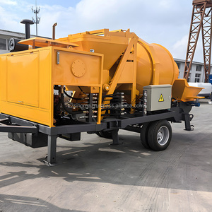 เครื่องผสมคอนกรีตไฟฟ้าเครื่องผสมคอนกรีต30m 3/ชม. พร้อมปั๊มเครื่องปูนซีเมนต์ - Product Image 6