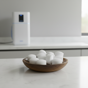 <span class=keywords><strong>Chlorure</strong></span> <span class=keywords><strong>de</strong></span> sodium <span class=keywords><strong>de</strong></span> haute pureté, comprimés <span class=keywords><strong>de</strong></span> sel pour adoucisseur d'eau, traitement <span class=keywords><strong>de</strong></span> l'eau - Product Image 1