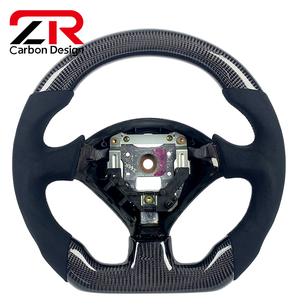 อุปกรณ์ตกแต่งภายในรถยนต์สำหรับ S2000 RSX พวงมาลัยรถสปอร์ตหนังแท้คาร์บอนไฟเบอร์แบบกำหนดเอง - Product Image 1