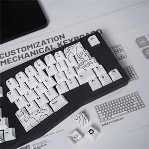 Canyon Theme Keycaps 140 teclas tinte sublimación cereza perfil PBT para <span class=keywords><strong>teclado</strong></span> mecánico GH60 <span class=keywords><strong>GK61</strong></span> 64 68 87 96 980 - Product Image 4