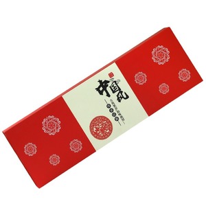Caja de regalo con regla de madera tradicional china de 50 cm, juego de herramientas de caligrafía, diseño exquisito para regalo cultural - Product Image 2