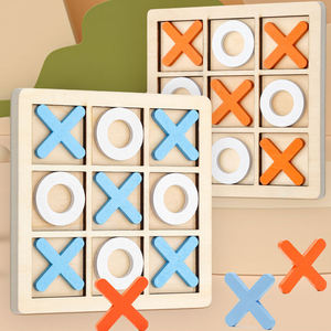 Personalizado Tic-tac-toe XO <span class=keywords><strong>ajedrez</strong></span> Educación Aprendizaje rompecabezas <span class=keywords><strong>juegos</strong></span> <span class=keywords><strong>de</strong></span> mesa pensamiento lógico doble batalla juguetes para niños niñas - Product Image 3