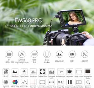 <span class=keywords><strong>FEELWORLD</strong></span> <span class=keywords><strong>FW568</strong></span> Pro หน้าจอกล้อง SLR ความสว่างสูงขนาด1200-nit 6นิ้ว4K H-D-M-I 1920x1080 IPS - Product Image 3