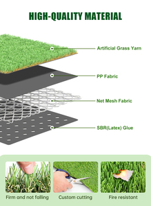 Tổng hợp cỏ nhiều kích thước tùy chọn USA cổ cỏ nhân tạo 20mm/0.8in trong nhà và ngoài trời trang trí sân vườn giải trí cỏ - Product Image 6