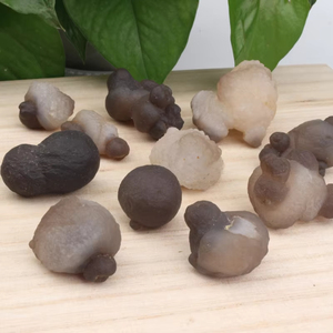 Cristaux de guérison en quartz brut naturel et en agate panda en gros, pierres brutes pour les collectionneurs de minéraux - Product Image 6