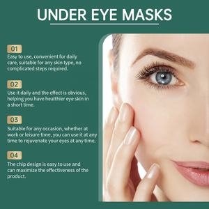 Nouveau produit en gros concombre doré double ton acide hyaluronique collagène Anti-âge raffermissant peau hydratant <span class=keywords><strong>gel</strong></span>ée <span class=keywords><strong>Gel</strong></span> masque pour les yeux - Product Image 3