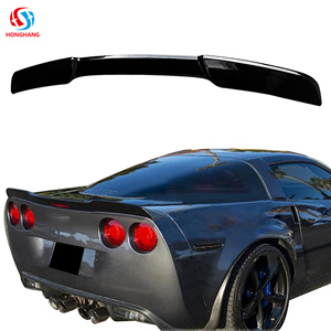 HongHang ABS C6 Car Tail Spoiler Trunk Wing Spoiler Carbon Fiber Style Rear Spoiler For Chevrolet <strong>Corvette</strong> C6 2005-2013 - Product Image 2