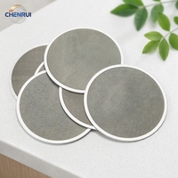 Filter Disc Stainless Steel Grosir, Saringan Cairan, Paket Mesh Berlubang Persegi, Tahan Korosi, Efisiensi 90%, Pabrik
