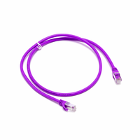 Câble Ethernet blindé RJ45 Cat6 FTP multibrins 8 conducteurs 24AWG en cuivre pur PoE LAN PVC LSZH longueur personnalisée