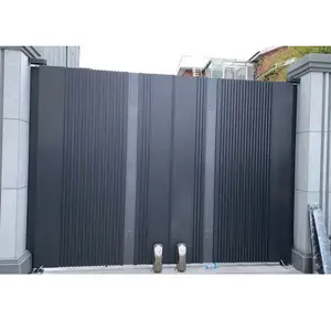 新しい錬鉄製の中庭ドア屋外ドアモダンなメインゲートのデザイン