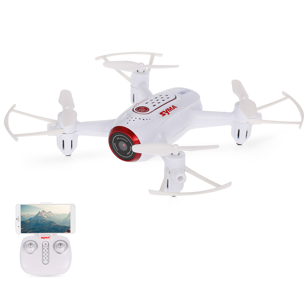 SYMA X22W ミニドローン カメラ付き 無頭モード 初心者向け 10-20分飛行