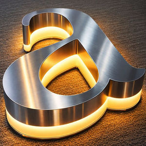 Enseigne LED personnalisée lumineuse, logo de centre commercial, lettres lumineuses haut de gamme, décorative intérieure et extérieure pour centre commercial et centre commercial - Product Image 2