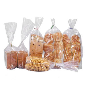 CFC Custom Foodstuff Sealing Translucent Printed <b>Clear</b> Plastic Bread <b>Bags</b> With Ties - Product Image 4