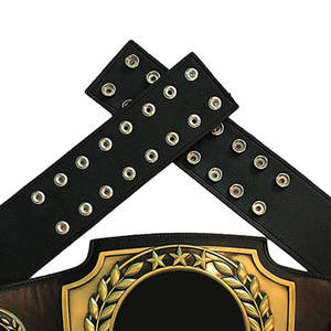 เข็มขัดแชมป์มวยปล้ำระดับมืออาชีพ มีหลายขนาดและหลายสี  น้ำหนักมาก ขายดี  เข็มขัดหนัง - Product Image 6