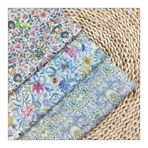 Free Samples tana lawn summer printed liberty fabric london cotton floral printed fabric for dress