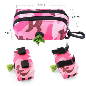 Venta al por mayor de neopreno personalizado perro caminar accesorio de nylon bolsa de caca de mascotas dispensador de residuos de caca - Product Image 4