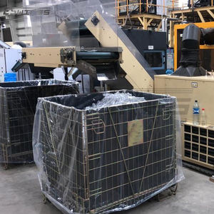 <span class=keywords><strong>Cage</strong></span> de conteneur en acier galvanisé, pliable, pliable, en PET, pour stockage de treillis métallique - Product Image 5