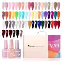 VENALISA 7.5ml 65 pcs/Set VIP4 Date Hema Free UV Gel Polish Kit Soak Off Nail Gel Set Manucure Tool Set